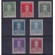 ARGENTINA 1931 GJ 708/14 ESTAMPILLAS NUEVAS CON GOMA SERIE COMPLETA TIPOGRAFIADA U$ 150